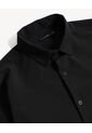 Camisa  Para Hombre Manga Larga Sin Bolsillo Cuello C Color Negro Marca Seven Seven #45017716 de Seven Seven