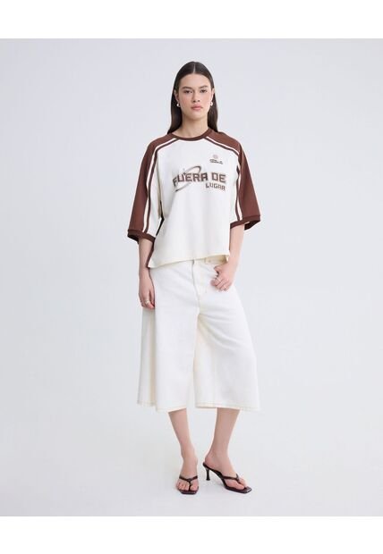 Jort Off White   Para Mujer Blanco Seven Seven