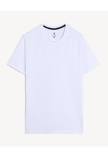 Camiseta  Para Hombre Manga Corta Cuello Redondo Color Blanco Marca Seven Seven #45092576