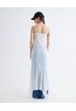 Vestido De Tiras Con Encaje  Para Mujer Blanco Seven Seven de Seven Seven