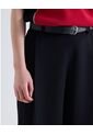 Pantalón Con Detalle De Pinzas  Para Mujer Negro Seven Seven de Seven Seven