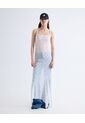 Vestido De Tiras Con Encaje  Para Mujer Blanco Seven Seven de Seven Seven