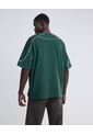 Camiseta Screen Oversize  Para Hombre Verde Seven Seven de Seven Seven