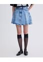 Falda Corta  Para Mujer Azul Seven Seven de Seven Seven