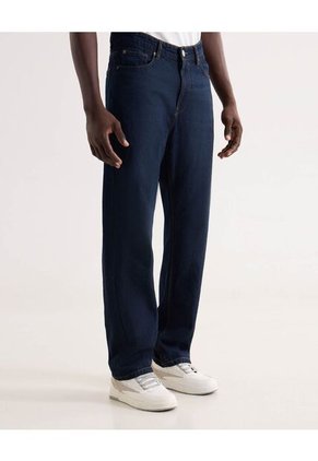 Jean Straight Tono Oscuro  Para Hombre Azul Seven Seven