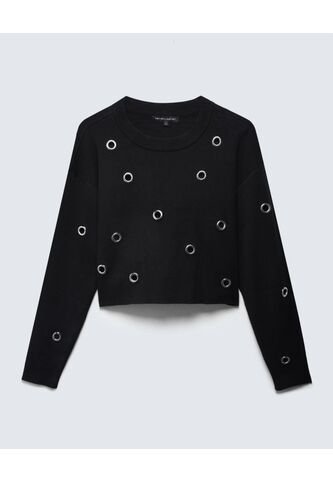 Saco Para Mujer Cuello Redondo Color Negro Marca Seven Seven #28330647 Seven Seven