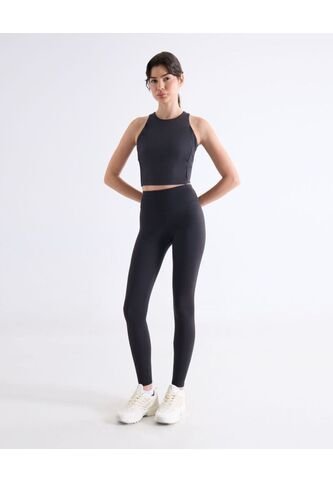 Leggins Ajustado Deportivo  Para Mujer Negro Seven Seven Seven Seven