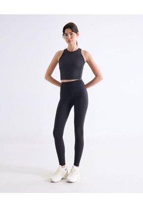 Leggins Ajustado Deportivo Para Mujer Negro Seven Seven