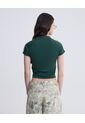 Camiseta Escote V  Para Mujer Verde Seven Seven de Seven Seven