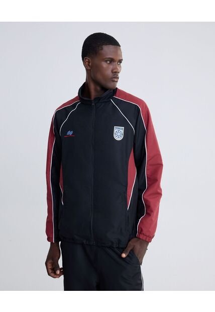 Chaqueta Rompevientos  Para Hombre Negro Seven Seven