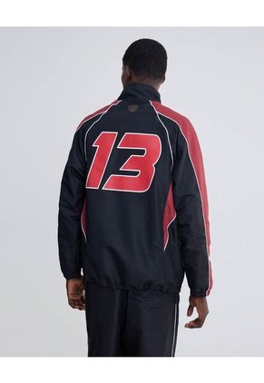 Chaqueta Rompevientos  Para Hombre Negro Seven Seven