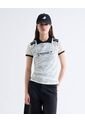 Camiseta Con Encaje  Para Mujer Blanco Seven Seven de Seven Seven