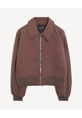 Chaqueta Bomber  Para Mujer Café Seven Seven Seven Seven
