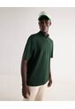 Polo Para Hombre Cuello Mao Sin Bolsillo Color Verde Marca Seven Seven #45110926 de Seven Seven