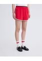 Short Deportivo En Tela  Para Mujer Rojo Seven Seven de Seven Seven