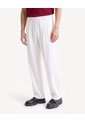 Pantalón Rústico Con Prenses  Para Hombre Blanco Seven Seven de Seven Seven