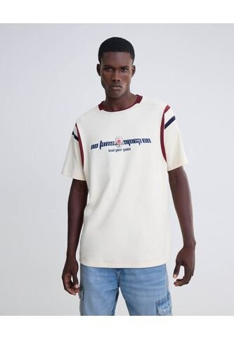 Camiseta Screen Relaxed  Para Hombre Blanco Seven Seven Seven Seven