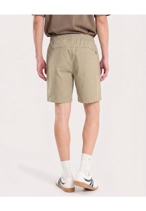 Bermuda Rústica Ajustable  Para Hombre Verde Seven Seven