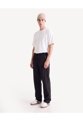 Jogger Recto Ligero  Para Hombre Negro Seven Seven