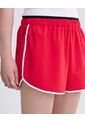 Short Deportivo En Tela  Para Mujer Rojo Seven Seven de Seven Seven