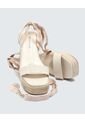 Sandalias Para Mujer Sandalia Plataforma Color Crema Marca Seven Seven #28690088 de Seven Seven