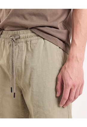 Bermuda Rústica Ajustable  Para Hombre Verde Seven Seven