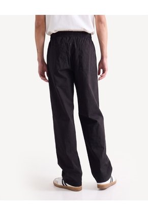 Jogger Recto Ligero  Para Hombre Negro Seven Seven