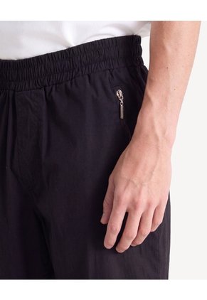 Jogger Recto Ligero  Para Hombre Negro Seven Seven