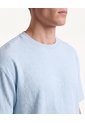Camiseta Texturizada Relax  Para Hombre Celeste Seven Seven de Seven Seven