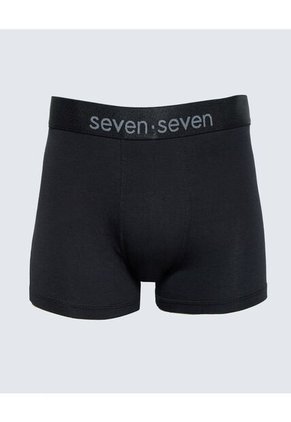 Boxer Para Hombre Fleat Seamer Medio Color Negro Marca Seven Seven #45000367