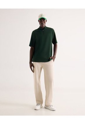 Polo Para Hombre Cuello Mao Sin Bolsillo Color Verde Marca Seven Seven #45110926