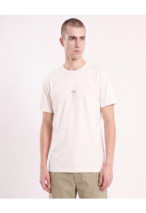 Camiseta Estampada Para Hombre Beige Seven Seven