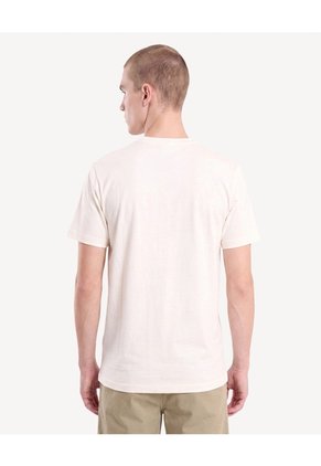 Camiseta Estampada Para Hombre Beige Seven Seven
