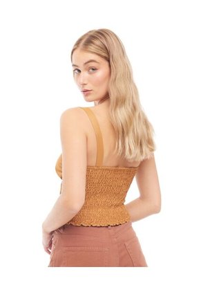 Blusa Para Mujer Manga Sisa Color Amarillo  Marca Seven Seven #28123730