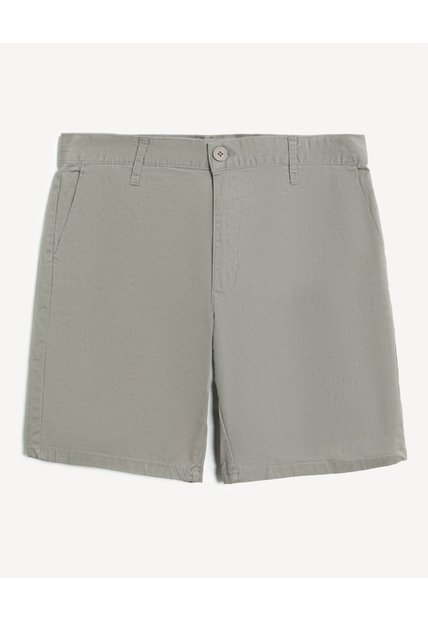 Bermuda Chino Regular  Para Hombre Taupe Seven Seven