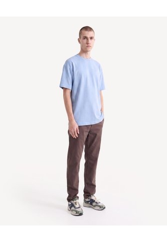 Camiseta Piqué Relax  Para Hombre Azul Seven Seven Seven Seven