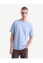 Camiseta Piqué Relax  Para Hombre Azul Seven Seven de Seven Seven