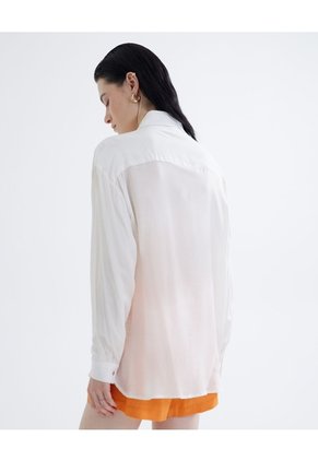 Blusa Para Mujer Manga Larga Color Blanco Marca Seven Seven #28123845