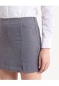 Skort Sastrero Versátil  Para Mujer Gris Seven Seven de Seven Seven