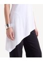 Camiseta Asimetría Sutil  Para Mujer Crudo Seven Seven de Seven Seven