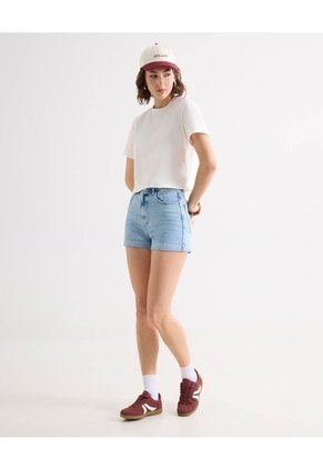 Short Para Mujer  Color Azul Claro Marca Seven Seven #28190964