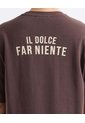 Camiseta Oversize Estampada - Seven Studio | Maygel Coronel  Para Mujer Café Seven Seven de Seven Seven