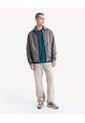 Camiseta Oversize Texturizada  Para Hombre Verde Seven Seven de Seven Seven