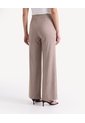 Pantalón Recto Con Cortes  Para Mujer Taupe Seven Seven de Seven Seven