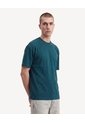 Camiseta Oversize Texturizada  Para Hombre Verde Seven Seven de Seven Seven