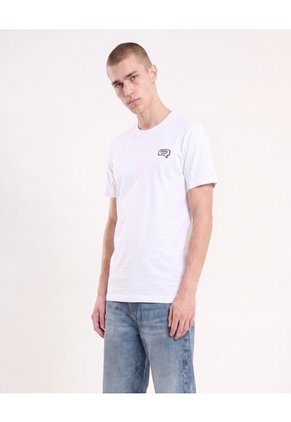 Camiseta Estampada  Para Hombre Blanco Seven Seven