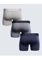 Pack X 3 Bóxer Medio X3 Para Hombre Gris Seven Seven de Seven Seven