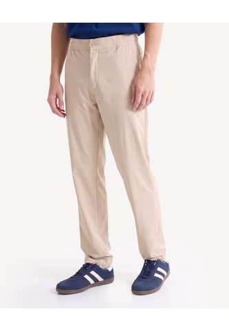 Pantalón Carrot Tejido  Para Hombre Beige Seven Seven Seven Seven