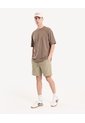 Camiseta Comfort Fluida  Para Hombre Verde Seven Seven de Seven Seven