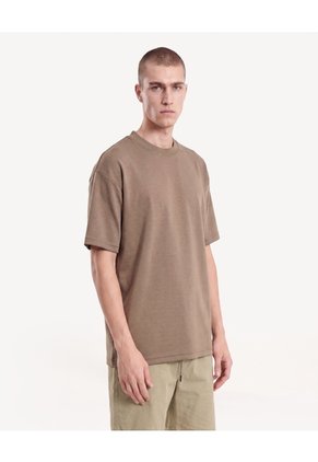Camiseta Comfort Fluida Para Hombre Verde Seven Seven